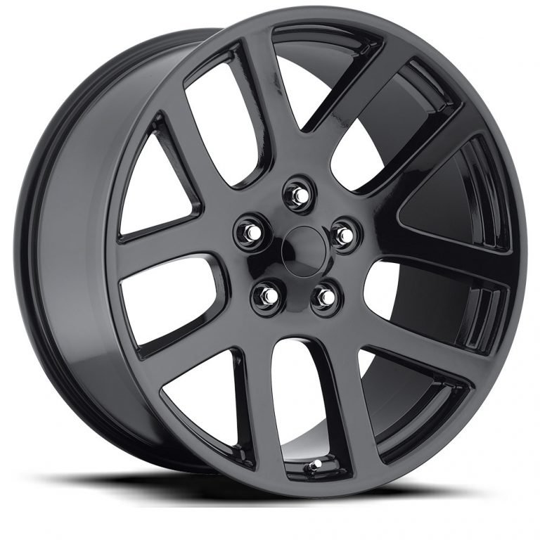 SRT10 Style Gloss Black 20x9 Wheel 94-18 Ram 1500, 05-09 Dakota - Click Image to Close